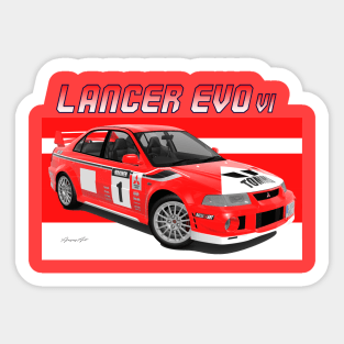 Mitsubishi Lancer EVO VI Sticker